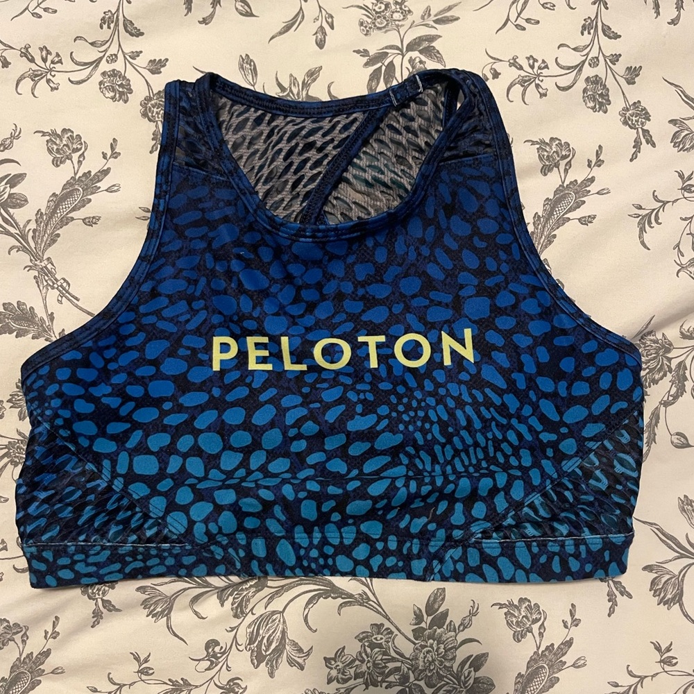 WTH Peloton High Neck Sports Bra